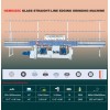 華天玻璃磨邊機 HZM8325C玻璃直線磨邊機