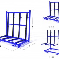 固定式玻璃運輸架，L架